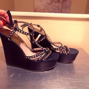 Michael Kors Studded Platform Wedges